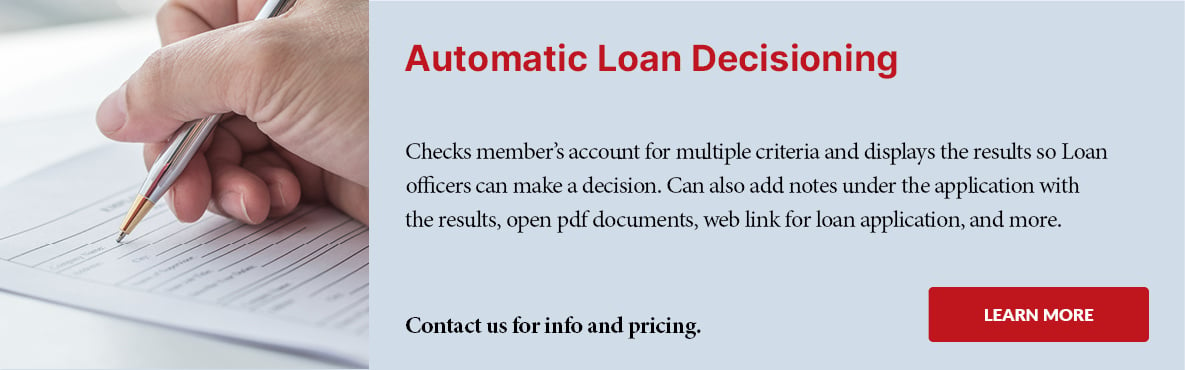 Automatic Loan Decisioning